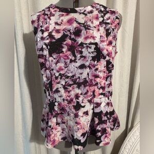 Attention Floral Peplum Top